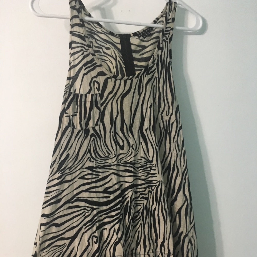 Theory lightweight zebra pocket tank M
